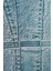 Erkek Denim Efect Oversize Oil Green Tişört 3