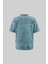 Erkek Denim Efect Oversize Oil Green Tişört 4