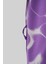 Erkek All Over Abstract Pattern Printed Oversize Mor Tişört 3