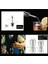 Luzz 25 Parça Paslanmaz Çelik Hediye Kokteyl Menülü Barmen Profesyonel 750 ml Shaker Full Set 5
