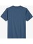 Classic Erkek Grafik Baskılı Mavi T-Shirt 2