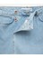 Pamuklu Düğme Detaylı Cepli Asimetrik Mini Denim Şort Etek 4