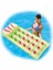 Şişme Deniz Yatağı Dik Yastıklı Bardaklı Yatak 188X71CM / Bestway 43015 Beach Bed 2
