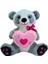 Peluş Kalp Tutan Panda 30 cm 62909 1