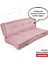Bisküvi Minder Petek Önü Palet Üstü Minderi Fransız Minder Bank ve Bahçe Minderi 60X120X14 cm Pembe 1