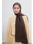 Cotton Line Şal Soft Kahve 5