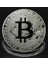 Bitcoin Hatıra Amaçlı Gümüş Görünümlü lik Madeni Para. 40 mm Çapında. Kendi Açılır Koruma Kapsülü Içinde Çil Kondisyon. 1