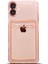 iPhone 16 Plus Uyumlu Kamera Korumalı Kartlıklı Köşeleri Airbag Tasarımlı Darbe Önleyici Şeffaf Silikon Kılıf 1