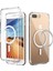 iPhone 7-8 Plus Uyumlu Kamera Korumalı Magsafe Wireless Şarj Özellikli Şeffaf Silikon Kılıf 2