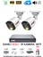 Ip Güvenlik Kamera Seti 2 Kameralı Sesli 4mp Gece Renkli Su Geçirmez IP5515S 500GB 1