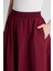 Bordo Cep Detay Mevlana Midi Etek 3950 4