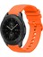 Samsung Galaxy Watch 42MM ile Uyumlu Kordon Jel Silikon Tokalı Kayış 1