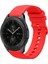 Samsung Galaxy Watch 42MM ile Uyumlu Kordon Jel Silikon Tokalı Kayış 1