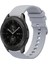 Samsung Galaxy Watch 42MM ile Uyumlu Kordon Jel Silikon Tokalı Kayış 1