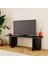 B0050 Beca Tv Ünitesi 100 cm Siyah Tv Sehpası Televizyon Ünitesi, Minimalist, Modern, 45 Inç Tv 2
