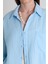 Bebe Mavi Oversize %100 Pamuk Müslin Gömlek 4786A 4
