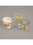 Sun Flower Stackable Kupa ve Mum Seti - Renkli - 180 ml 3