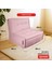 Zen Sırtlı Minder Koltuk Iskandinav Tarzı Yer Koltuğu Sırtlıklı Oturma Minderi 80x60 Pembe 2