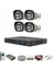 4'lü 2 Mp Ahd Kamera Seti- 3.6mm Full Color Serisi 1