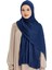 Plisesli Bambu Şal - Lacivert 4