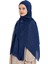 Plisesli Bambu Şal - Lacivert 5