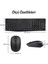 CS10 Kablosuz Wireless Sessiz Klavye Mouse Set Ingilizce Q 3