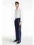 Keten Jogger+Ipli Lastlikli Pant. Kotmavi 3