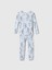 Bebek Mavi %100 Pamuk Disney Frozen Desenli Pijama Takımı 1