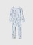 Bebek Mavi %100 Pamuk Disney Frozen Desenli Pijama Takımı 3