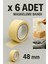 6 Adet Kağıt Bant 48MM Maskeleme Bandı Boya Bandı 1