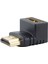 HDMI L Tipi Erkek – Dişi Adaptör – 4K Destekli, 90° Köşe Dönüştürücü, Tv Uyumlu 1