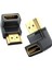 HDMI L Tipi Erkek – Dişi Adaptör – 4K Destekli, 90° Köşe Dönüştürücü, Tv Uyumlu 7