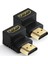 HDMI L Tipi Erkek – Dişi Adaptör – 4K Destekli, 90° Köşe Dönüştürücü, Tv Uyumlu 9