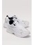 Unisex Faylon Taban Bağcıklı Spor Ayakkabı BEYAZ - LACİVERT 2