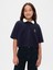 Kız Çocuk Lacivert Gap × Disney Polo Yaka Crop T-Shirt 1