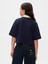 Kız Çocuk Lacivert Gap × Disney Polo Yaka Crop T-Shirt 4