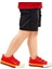 Unisex Çocuk Keten Kısa Convers Modeli Cırtlı Sneaker Spor Ayakkabı Kırmızı (26-30) 4