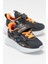 Çocuk Cırtlı Akıllı Bağcık Spor Ayakkabı Füme - Turuncu 2