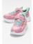 Çocuk Cırtlı Akıllı Bağcık Spor Ayakkabı Pembe - Yeşil 5