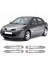 Renault Megane 2 Uyumlu 2004-2010 Krom Kapı Kolu 4 Kapı Paslanmaz Çelik 1