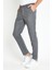 Erkek Gri Italyan Kesim Slimfit Kumaş Pantolon 3