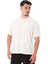 Basic Oversize T-Shirt Kırık Beyaz 1