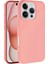 Apple iPhone 16 Pro Max Kılıf Mkst Lsr Laaakan Kapak-Pembe 1