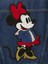 Kadın Koyu Mavi Gap × Disney Minnie Mouse Ikonu Kot Ceket 3