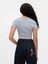 Kadın Açık Mavi Gap × Disney Bisiklet Yaka Crop T-Shirt 5