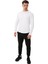 Elite Reglan Uzun Kollu T-Shirt Beyaz 3