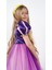 Rapunzel Prenses Kız Çocuk Parti Kostümü Doğum Günü Elbisesi 5