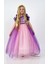 Rapunzel Prenses Kız Çocuk Parti Kostümü Doğum Günü Elbisesi 2