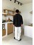 Siyah Uzun Kollu Basic Oversize Gömlek 3