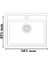 Granit Evye Komorı Series White 58,5X49,5 (Beyaz) 4